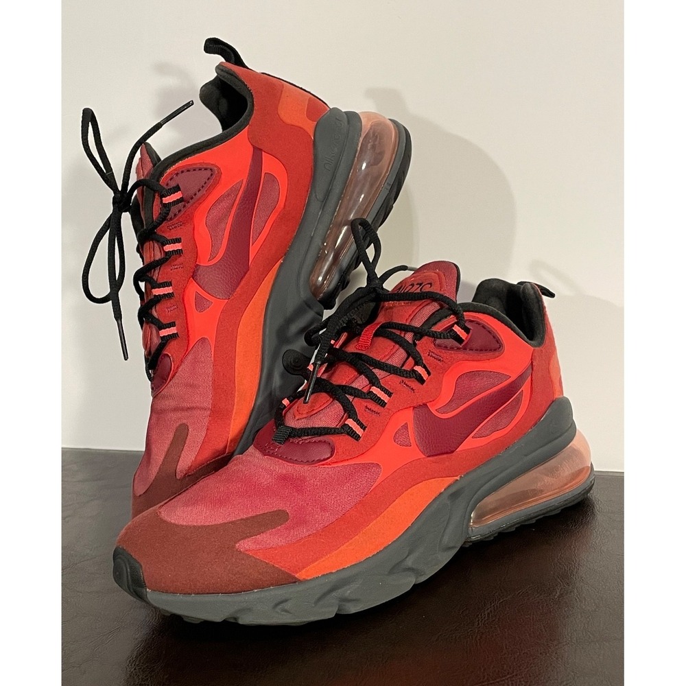 NIKE MENS SIZE 7.5 AIR MAX 270 REACT GYM RED CI3866-600
